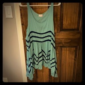 Free People voile and lace slip dress